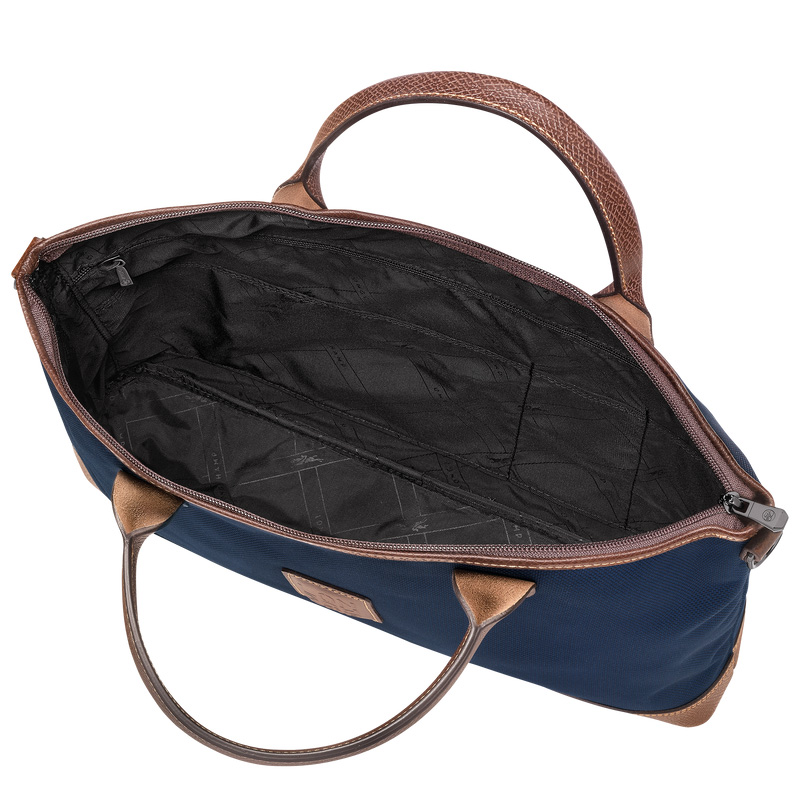 Pasta Longchamp Boxford S Briefcase Feminino Azuis | LC-DAZK2020