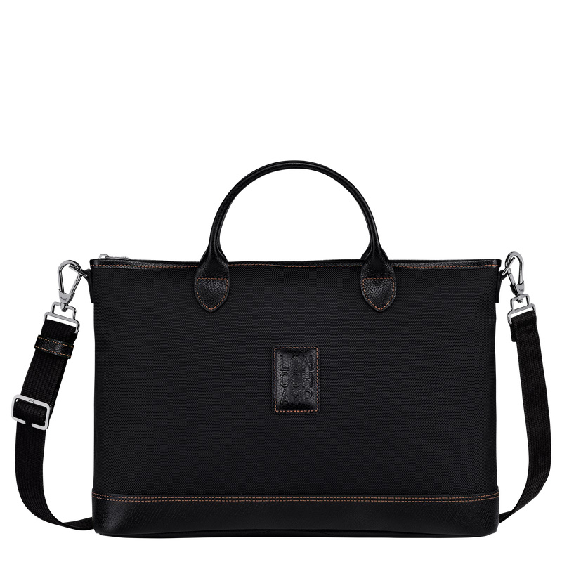 Pasta Longchamp Boxford S Briefcase Masculino Pretas | LC-IROV7878