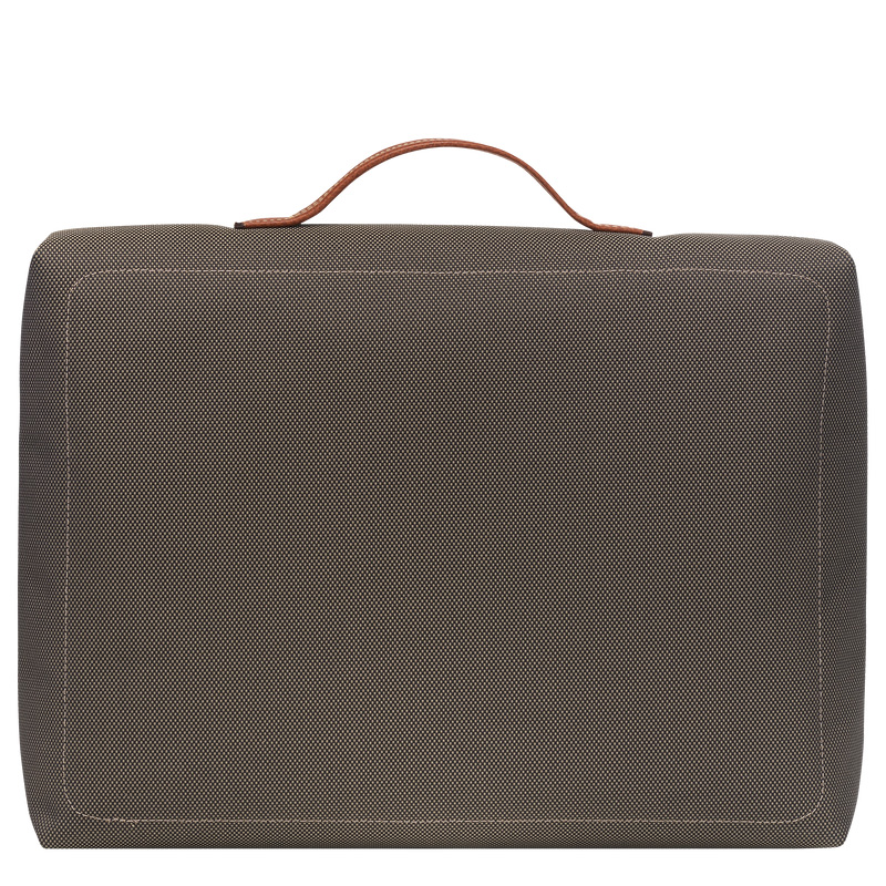 Pasta Longchamp Boxford S Briefcase Masculino Marrom | LC-XADO4735