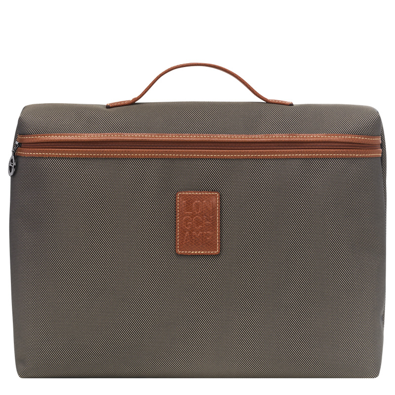Pasta Longchamp Boxford S Briefcase Masculino Marrom | LC-XADO4735