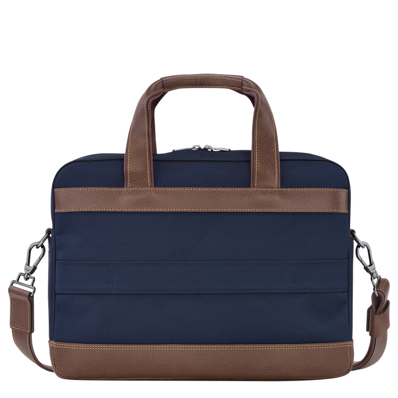 Pasta Longchamp Boxford S Briefcase Masculino Azuis | LC-OHTU0521