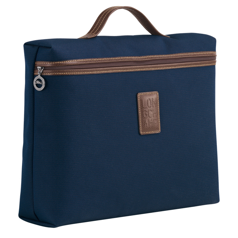 Pasta Longchamp Boxford S Briefcase Masculino Azuis | LC-AFCT7326