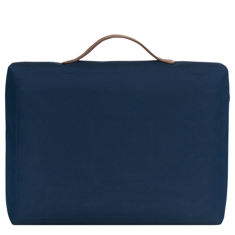 Pasta Longchamp Boxford S Briefcase Masculino Azuis | LC-AFCT7326