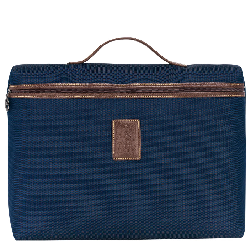 Pasta Longchamp Boxford S Briefcase Masculino Azuis | LC-AFCT7326
