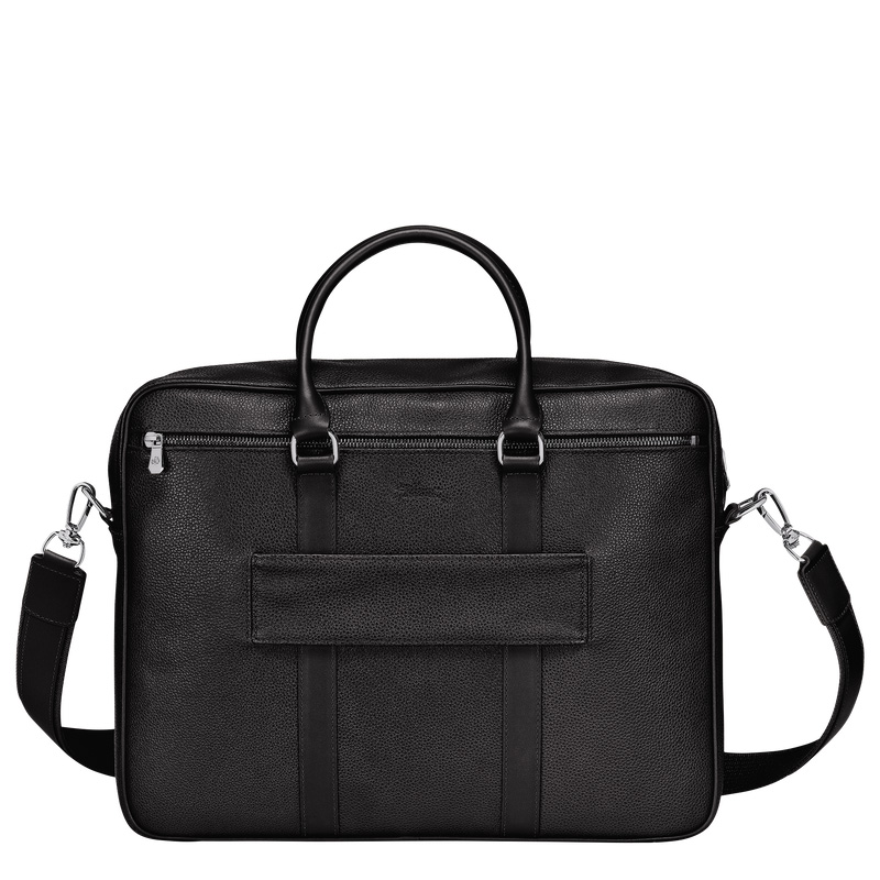 Pasta Longchamp Le Foulonné M Briefcase Masculino Pretas | LC-UNFC5723
