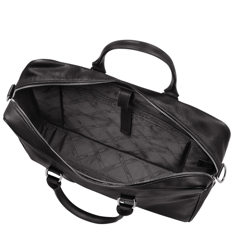 Pasta Longchamp Le Foulonné M Briefcase Masculino Pretas | LC-UNFC5723