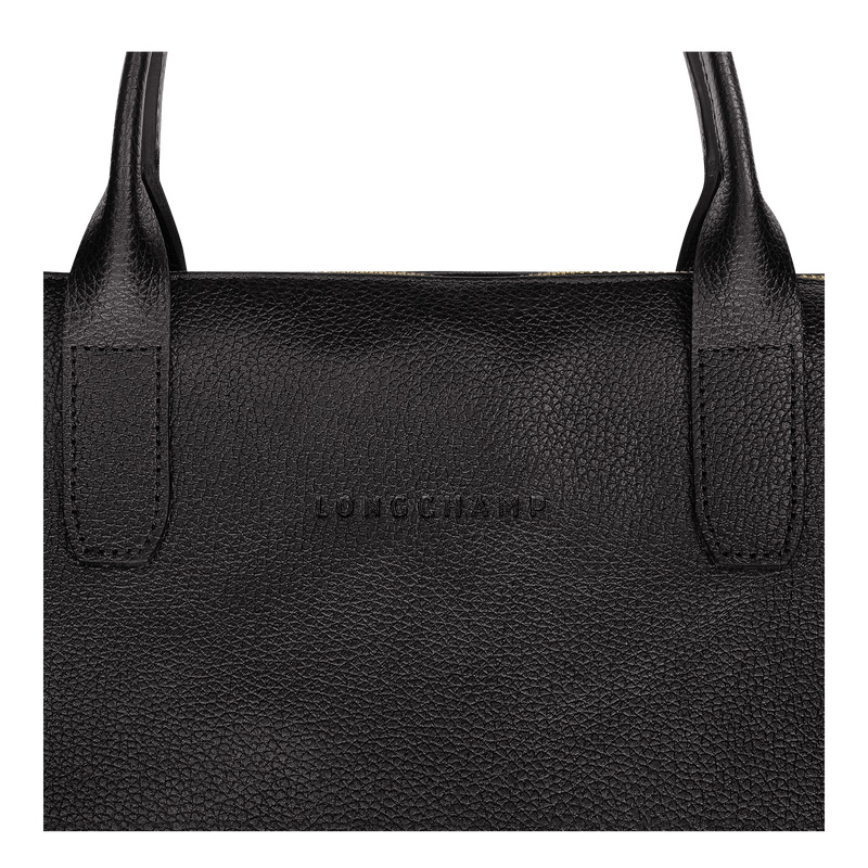 Pasta Longchamp Le Foulonné S Briefcase Feminino Pretas | LC-CFCO4786