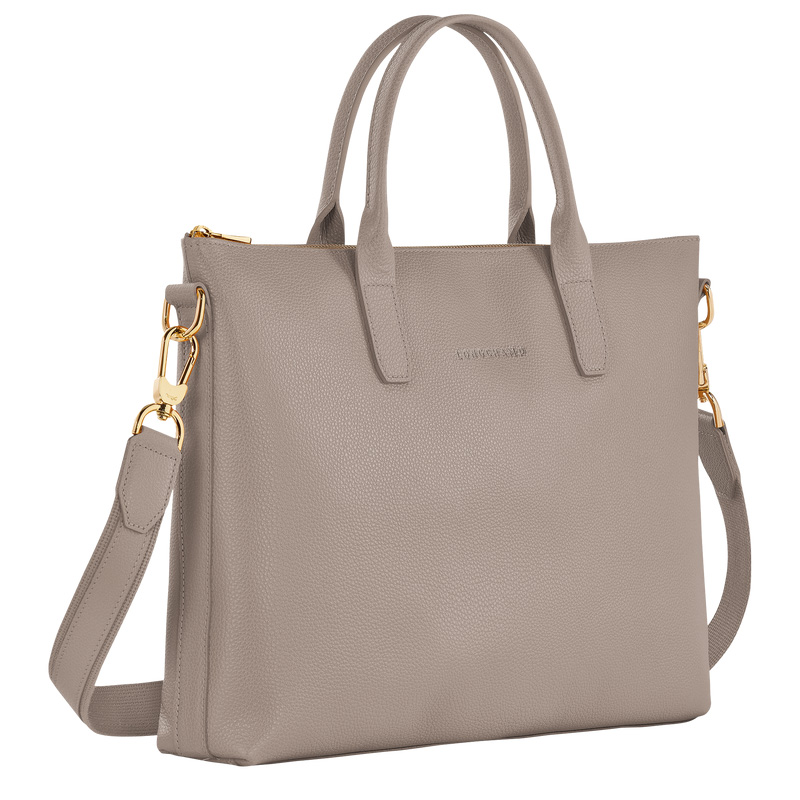 Pasta Longchamp Le Foulonné S Briefcase Feminino Turtledove | LC-ADIJ4967