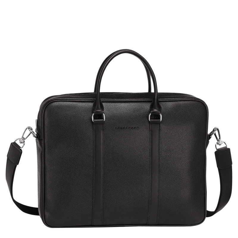 Pasta Longchamp Le Foulonné S Briefcase Feminino Pretas | LC-ZNUG5297