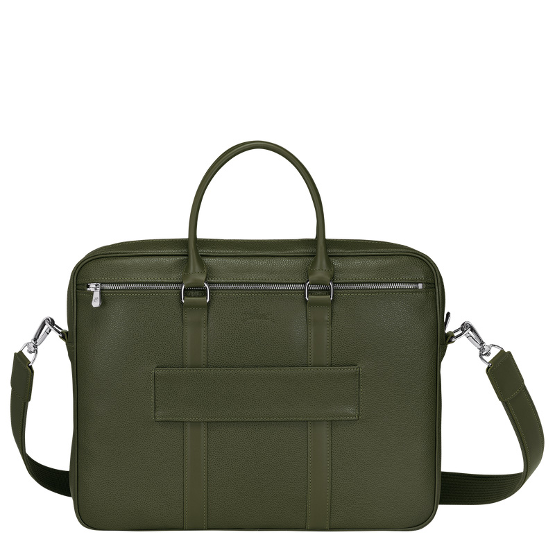 Pasta Longchamp Le Foulonné S Briefcase Feminino Caqui | LC-ILSV4648