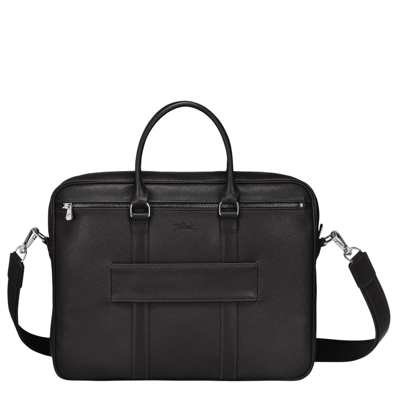 Pasta Longchamp Le Foulonné S Briefcase Masculino Pretas | LC-JYPT6306