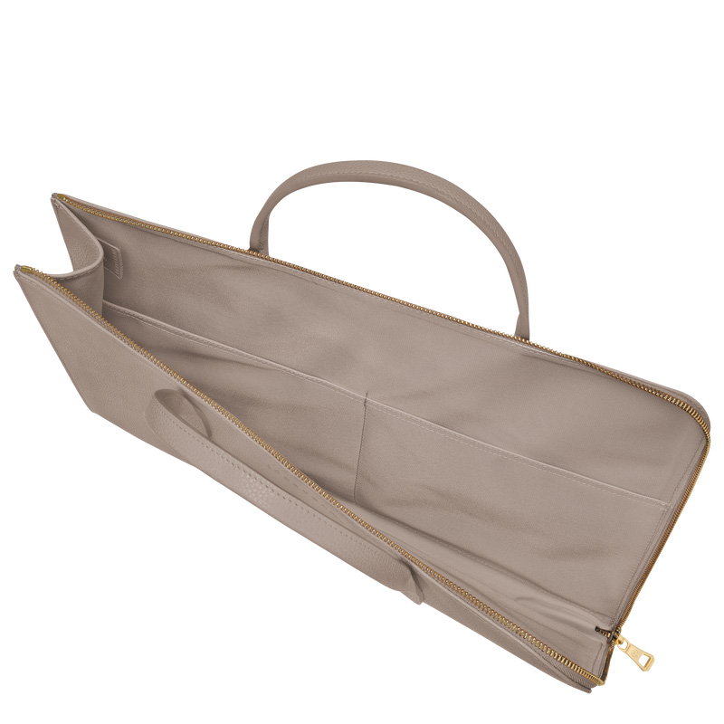 Pasta Longchamp Le Foulonné S Briefcase Masculino Turtledove | LC-UBBN8284