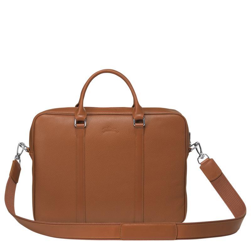 Pasta Longchamp Le Foulonné XS Briefcase Feminino Caramel | LC-DKGM4490