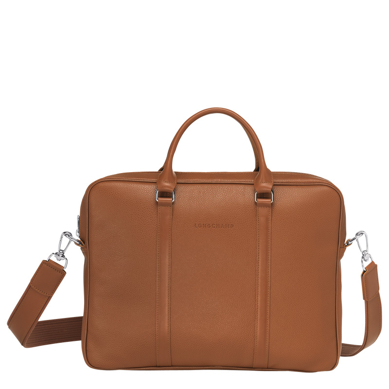 Pasta Longchamp Le Foulonné XS Briefcase Feminino Caramel | LC-DKGM4490