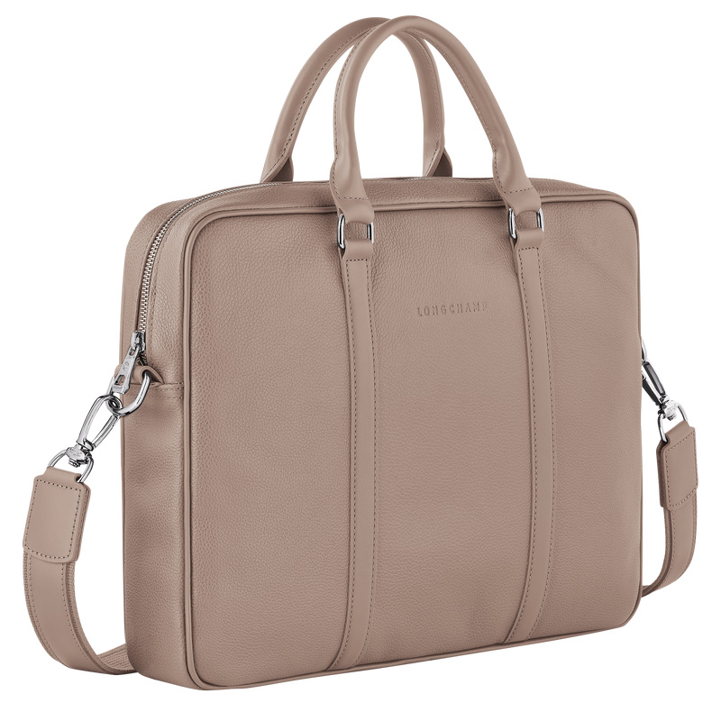 Pasta Longchamp Le Foulonné XS Briefcase Feminino Turtledove | LC-IPXO9346
