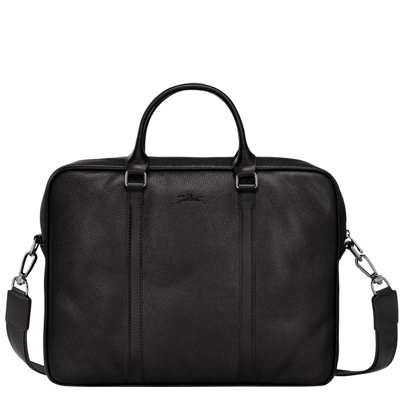 Pasta Longchamp Le Foulonné XS Briefcase Masculino Pretas | LC-QZRQ6518