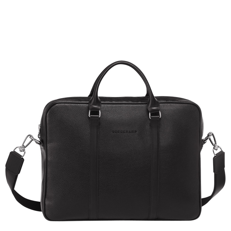 Pasta Longchamp Le Foulonné XS Briefcase Masculino Pretas | LC-QZRQ6518