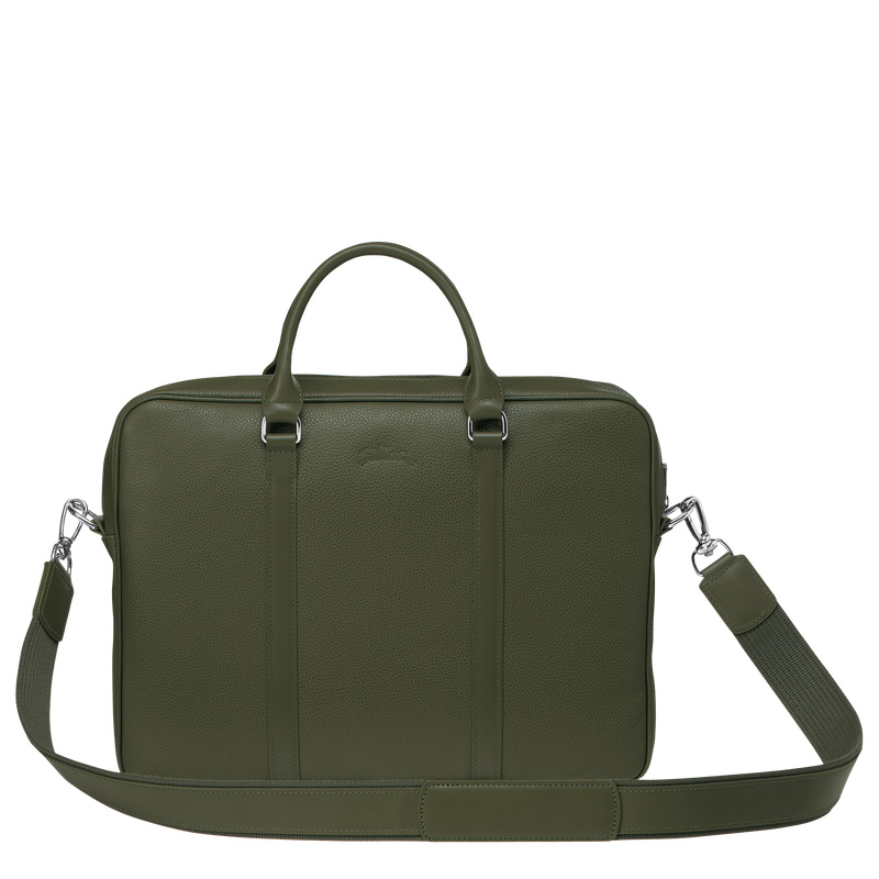 Pasta Longchamp Le Foulonné XS Briefcase Masculino Caqui | LC-EPSO7510