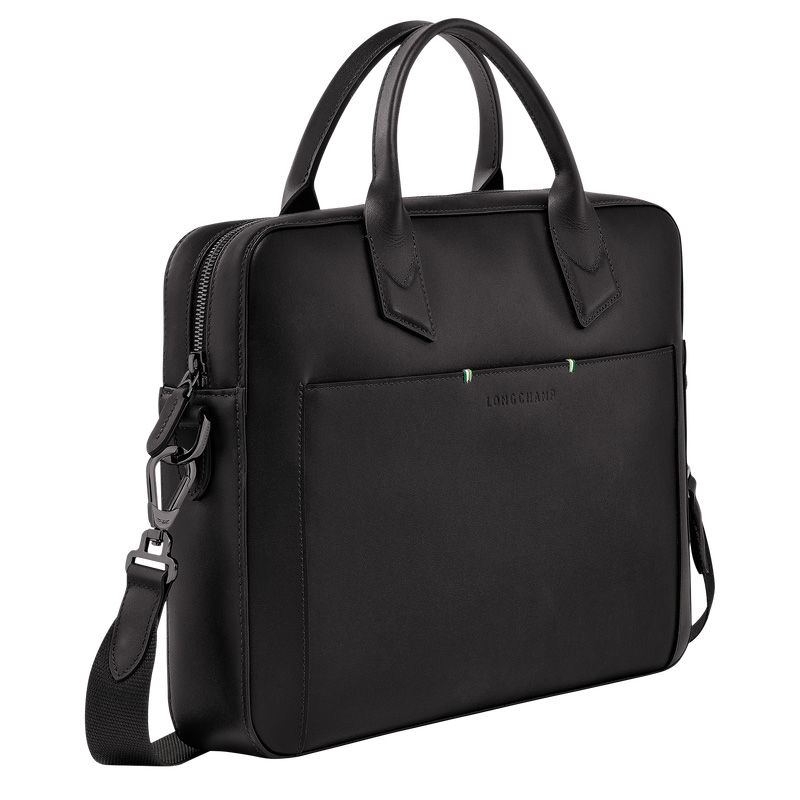 Pasta Longchamp sur Seine Briefcase Masculino Pretas | LC-UXQV4583