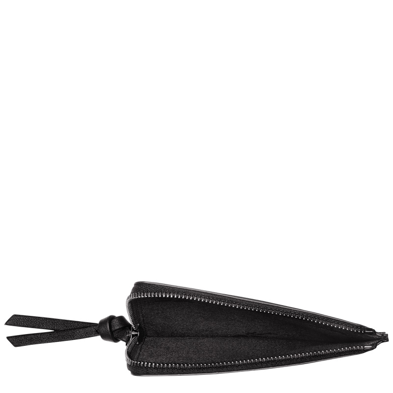 Porta Cartão Longchamp 3D Card holder Masculino Pretas | LC-QKCR6358