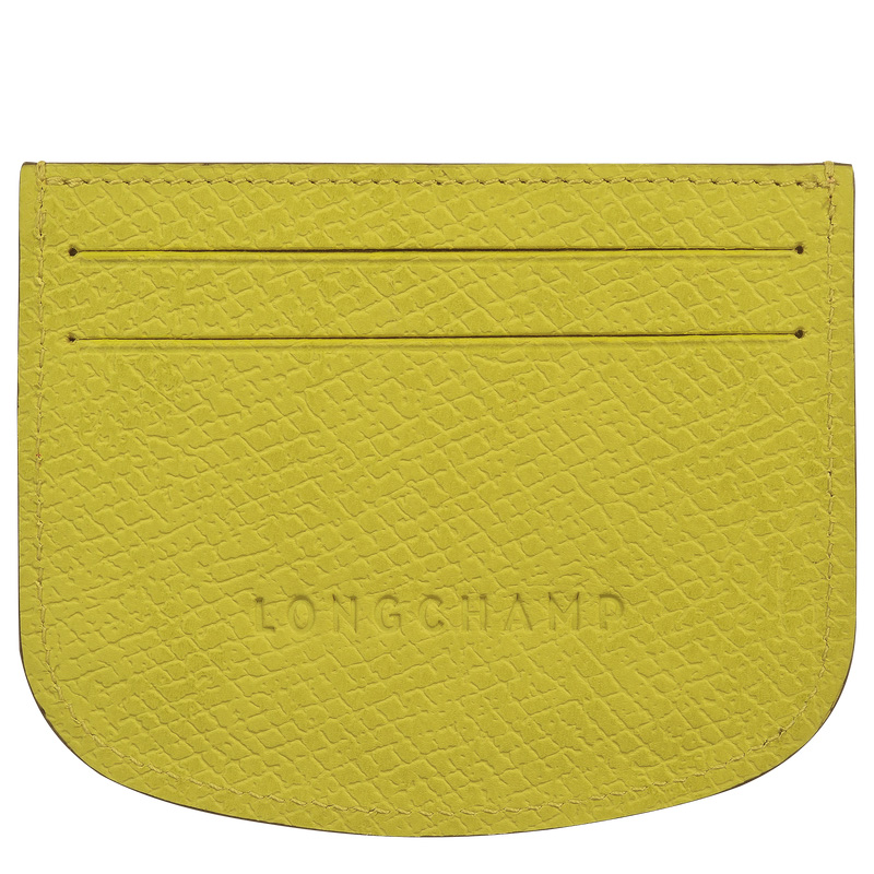 Porta Cartão Longchamp Épure Card holder Feminino Verdes | LC-NHEC8889