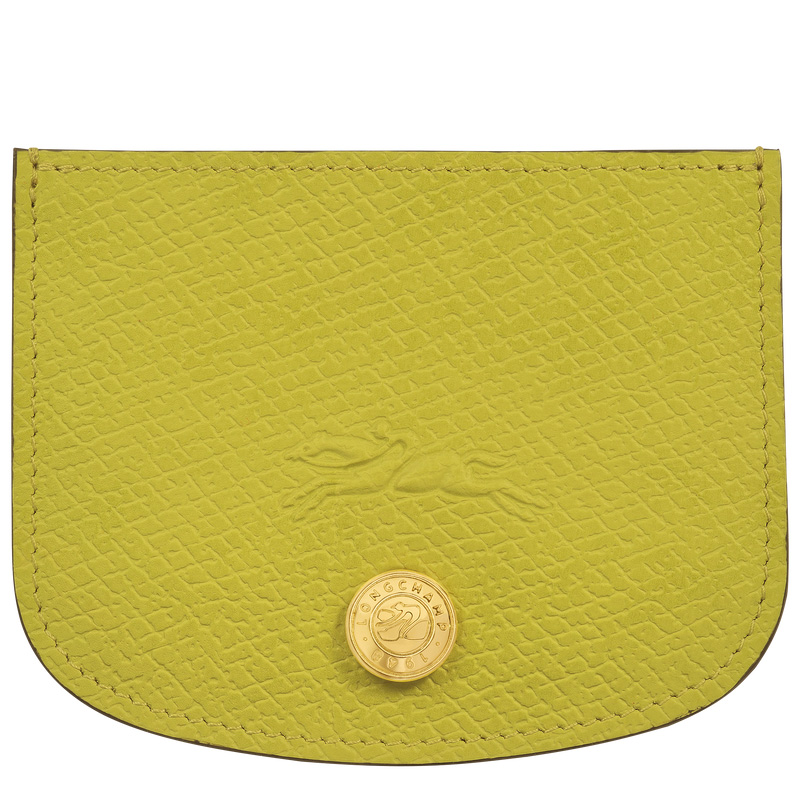 Porta Cartão Longchamp Épure Card holder Feminino Verdes | LC-NHEC8889
