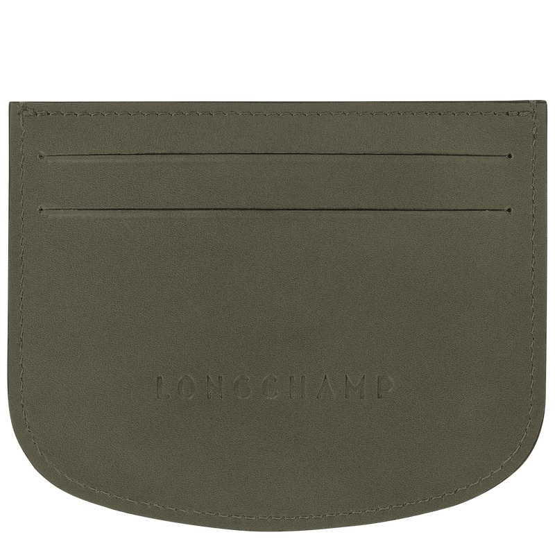 Porta Cartão Longchamp Épure Card holder Feminino Caqui | LC-LPRH0968