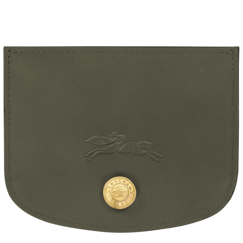 Porta Cartão Longchamp Épure Card holder Feminino Caqui | LC-LPRH0968