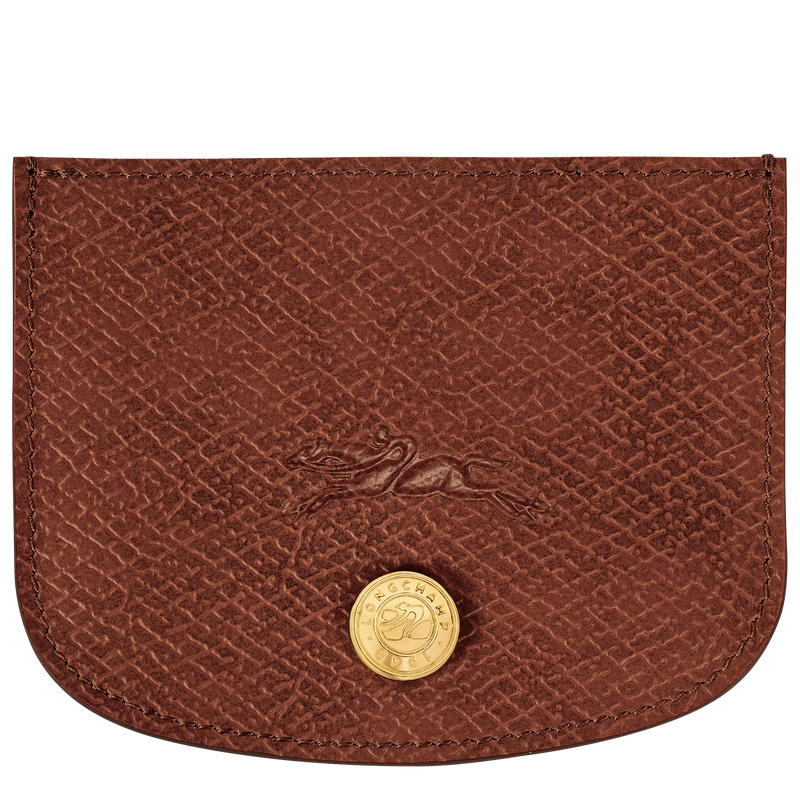 Porta Cartão Longchamp Épure Card holder Masculino Marrom | LC-OJGN3697