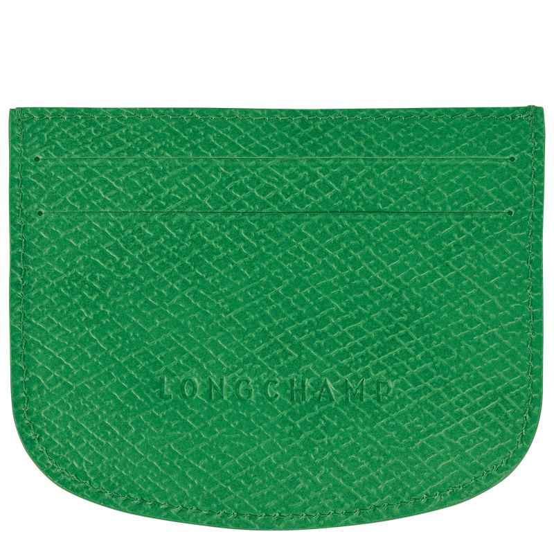 Porta Cartão Longchamp Épure Card holder Masculino Verdes | LC-MQDU4696