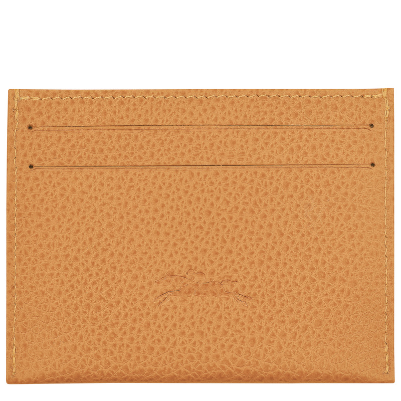 Porta Cartão Longchamp Le Foulonné Card holder Feminino Walnut | LC-ICSK5299