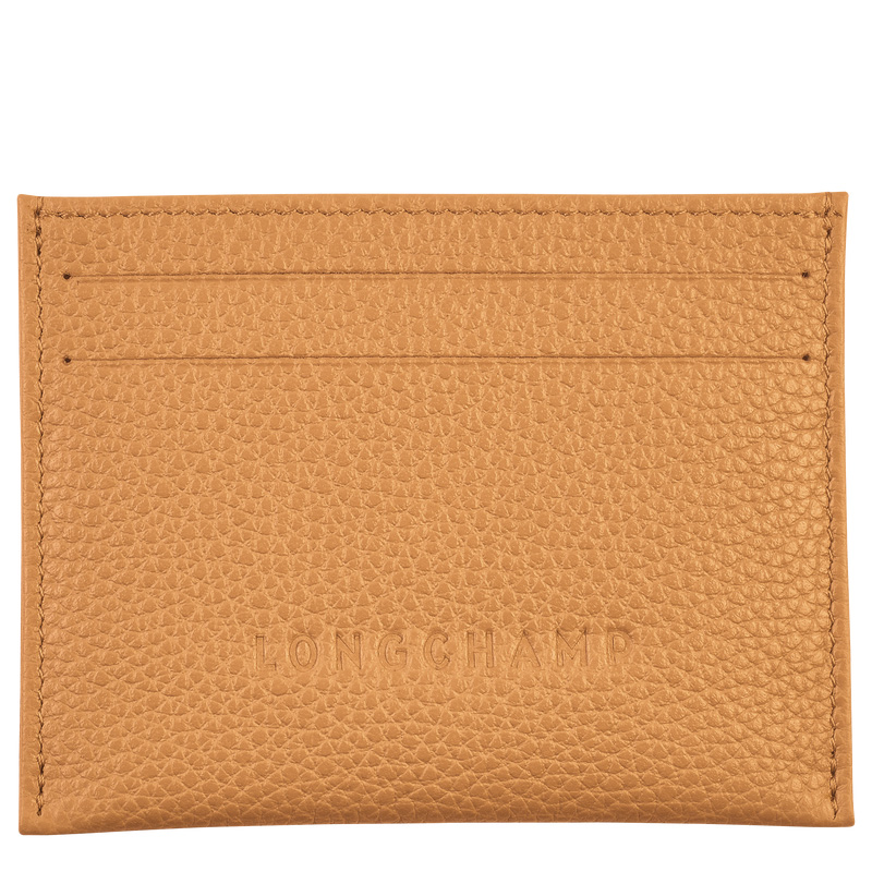 Porta Cartão Longchamp Le Foulonné Card holder Feminino Walnut | LC-ICSK5299