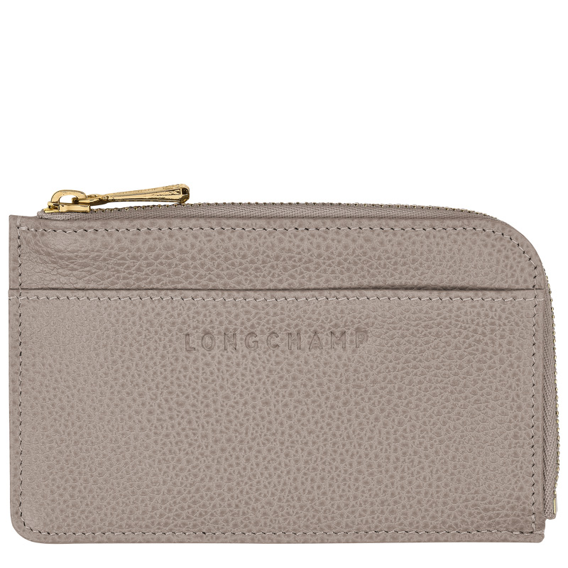 Porta Cartão Longchamp Le Foulonné Card holder Feminino Turtledove | LC-VASI1772