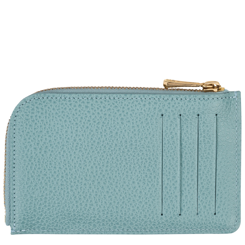 Porta Cartão Longchamp Le Foulonné Card holder Feminino Eucalyptus | LC-ZTVK6797