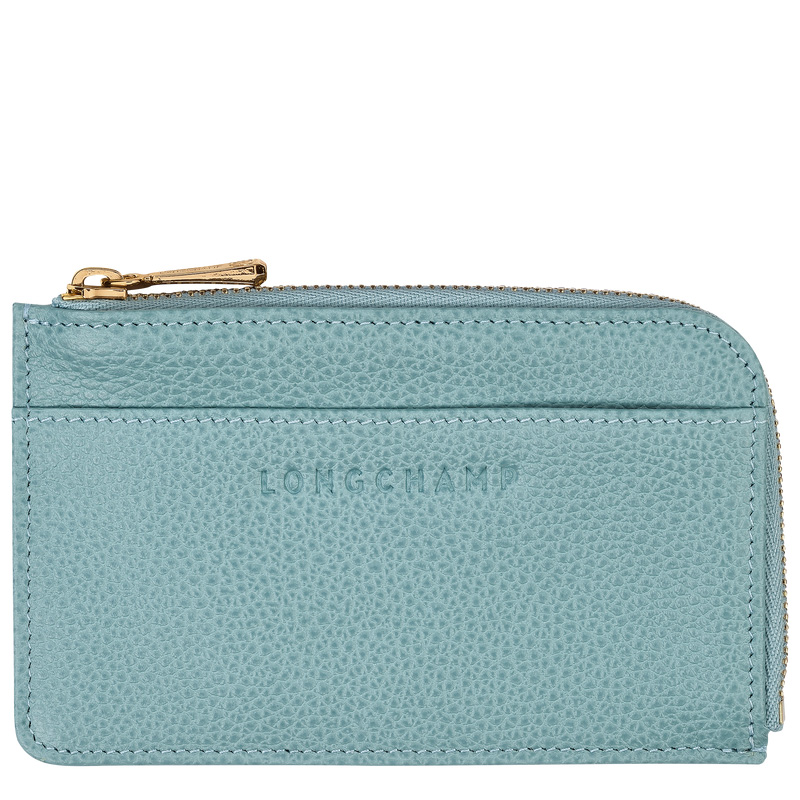 Porta Cartão Longchamp Le Foulonné Card holder Feminino Eucalyptus | LC-ZTVK6797