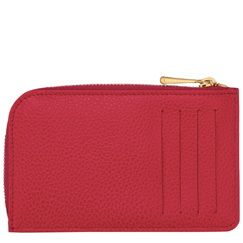 Porta Cartão Longchamp Le Foulonné Card holder Feminino Love | LC-GUOK4199