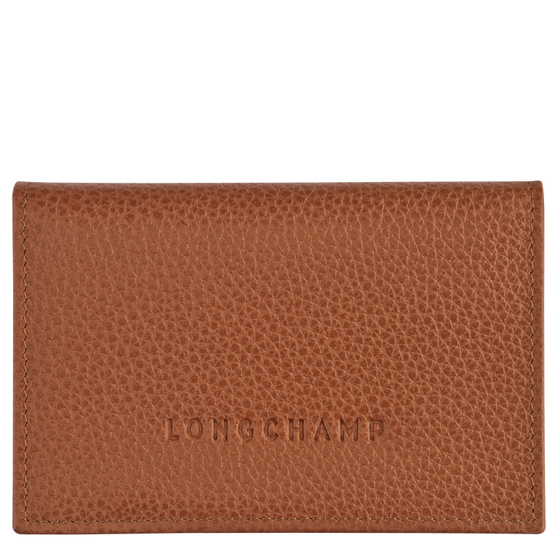 Porta Cartão Longchamp Le Foulonné Card holder Feminino Caramel | LC-GWPP1240