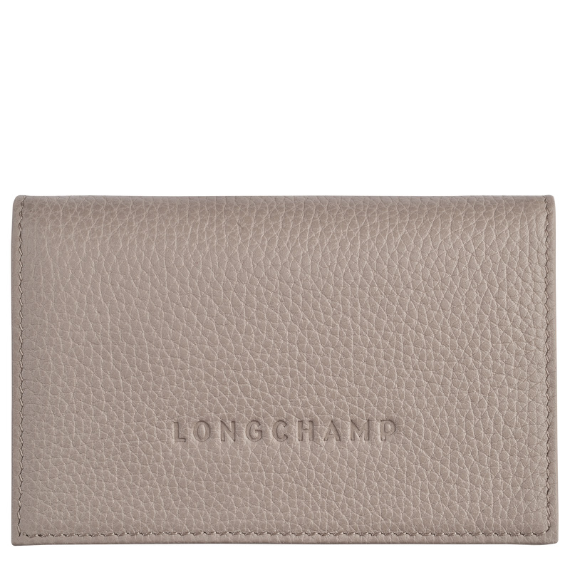 Porta Cartão Longchamp Le Foulonné Card holder Feminino Turtledove | LC-FVPR3617