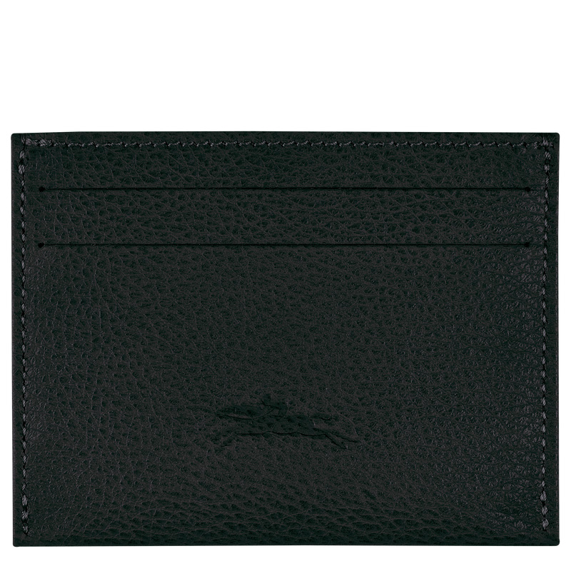 Porta Cartão Longchamp Le Foulonné Card holder Masculino Pretas | LC-ISVB5793