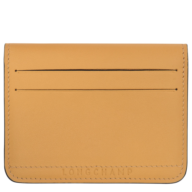 Porta Cartão Longchamp Le Pliage Xtra Card holder Feminino Honey | LC-KZWM1083