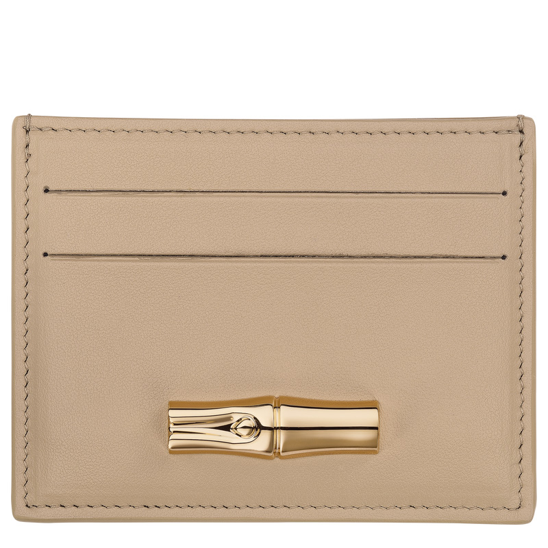 Porta Cartão Longchamp Le Roseau Card holder Feminino Root | LC-DIAX0784