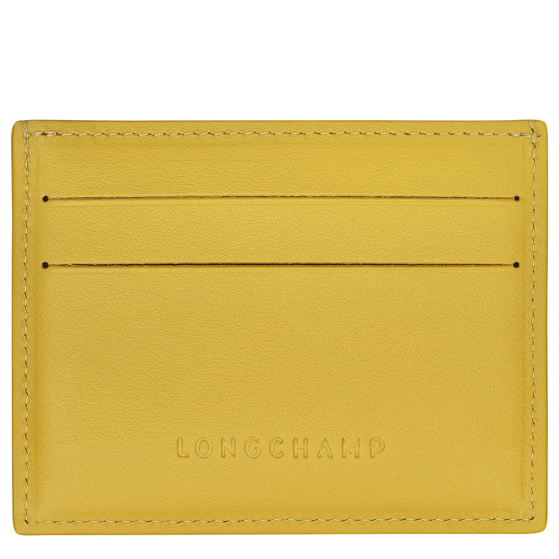 Porta Cartão Longchamp Le Roseau Card holder Feminino Ginger | LC-ZURE5573