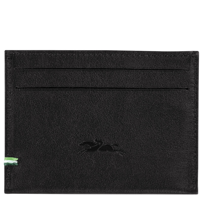 Porta Cartão Longchamp sur Seine Card holder Masculino Pretas | LC-LMHZ9034
