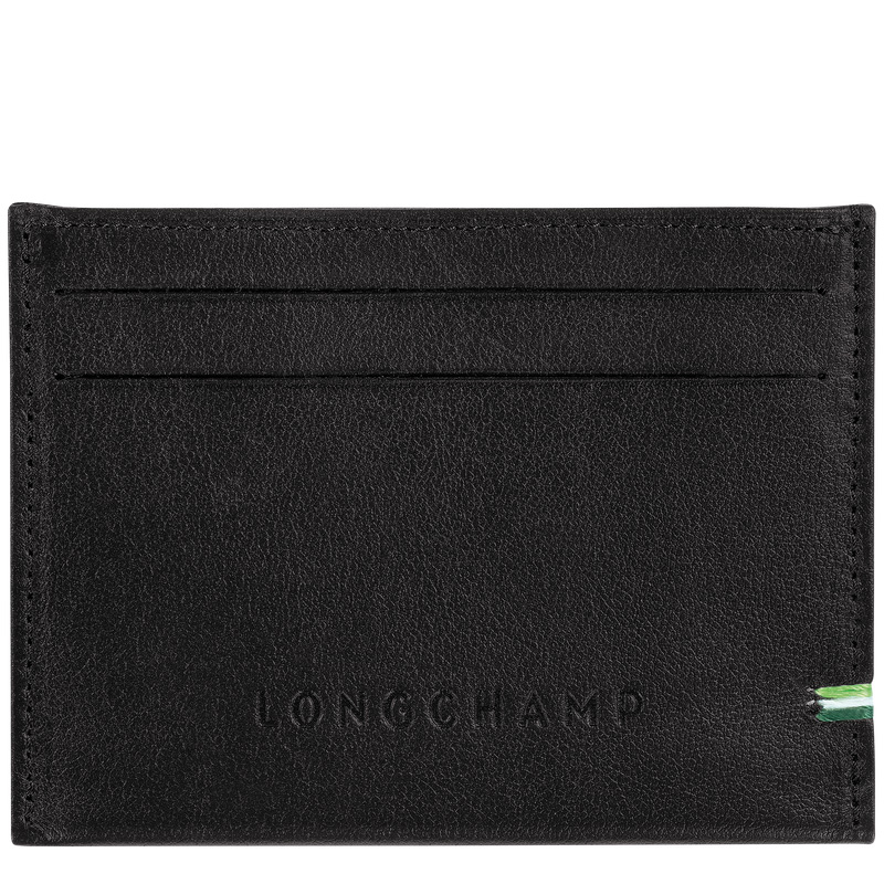 Porta Cartão Longchamp sur Seine Card holder Masculino Pretas | LC-LMHZ9034