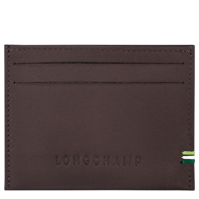 Porta Cartão Longchamp sur Seine Card holder Masculino Mocha | LC-GGFJ7715