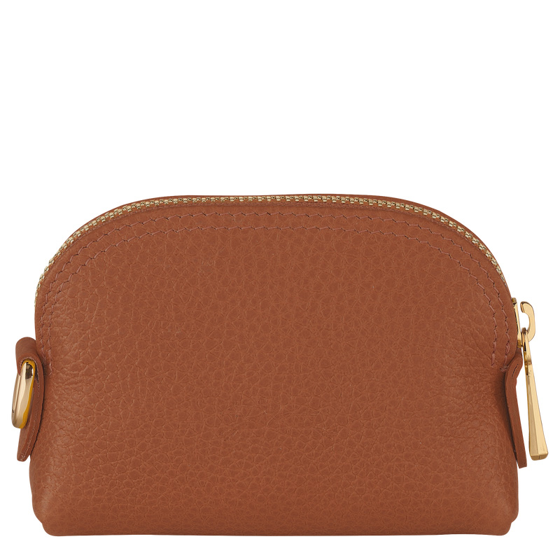 Porta Moedas Longchamp Le Foulonné Coin purse Feminino Caramel | LC-OPWS8558