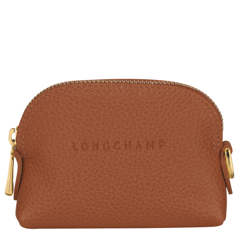 Porta Moedas Longchamp Le Foulonné Coin purse Feminino Caramel | LC-OPWS8558