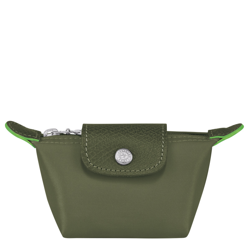 Porta Moedas Longchamp Le Pliage Green Coin purse Feminino Forest | LC-KDMV9218