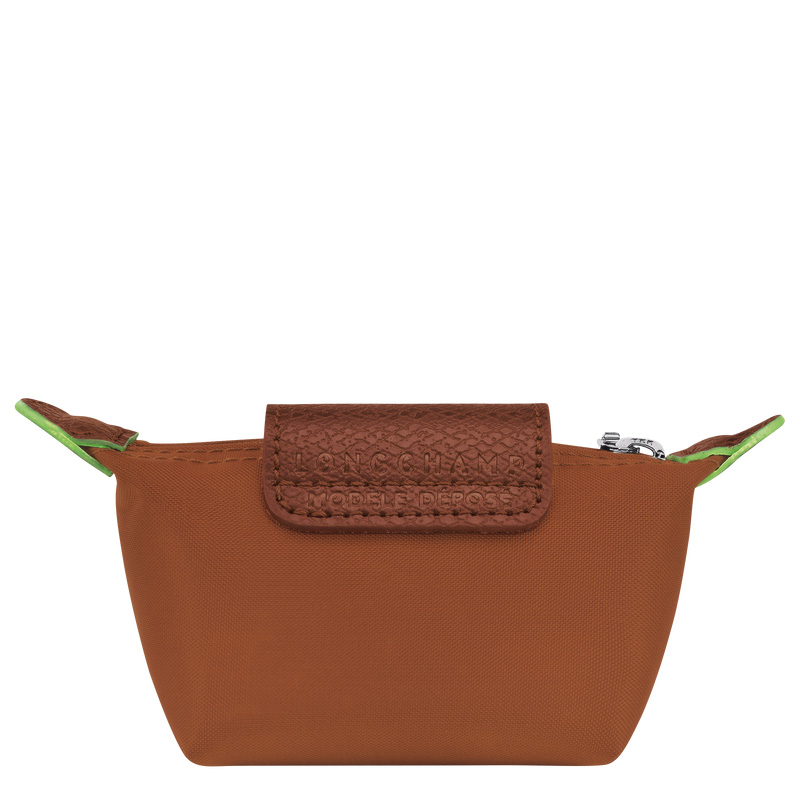 Porta Moedas Longchamp Le Pliage Green Coin purse Feminino Cognac | LC-XKKT9881