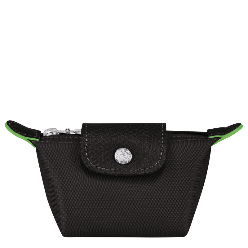 Porta Moedas Longchamp Le Pliage Green Coin purse Masculino Pretas | LC-OTTL8455